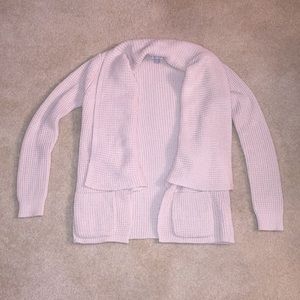 Tan knit cardigan